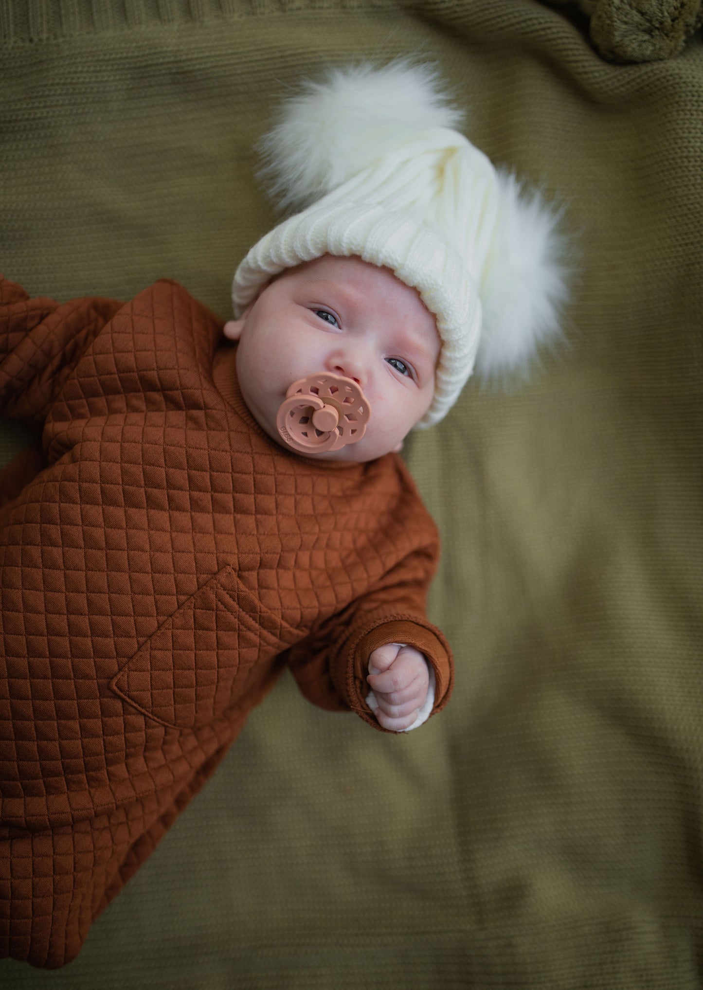 Knit Hat - White